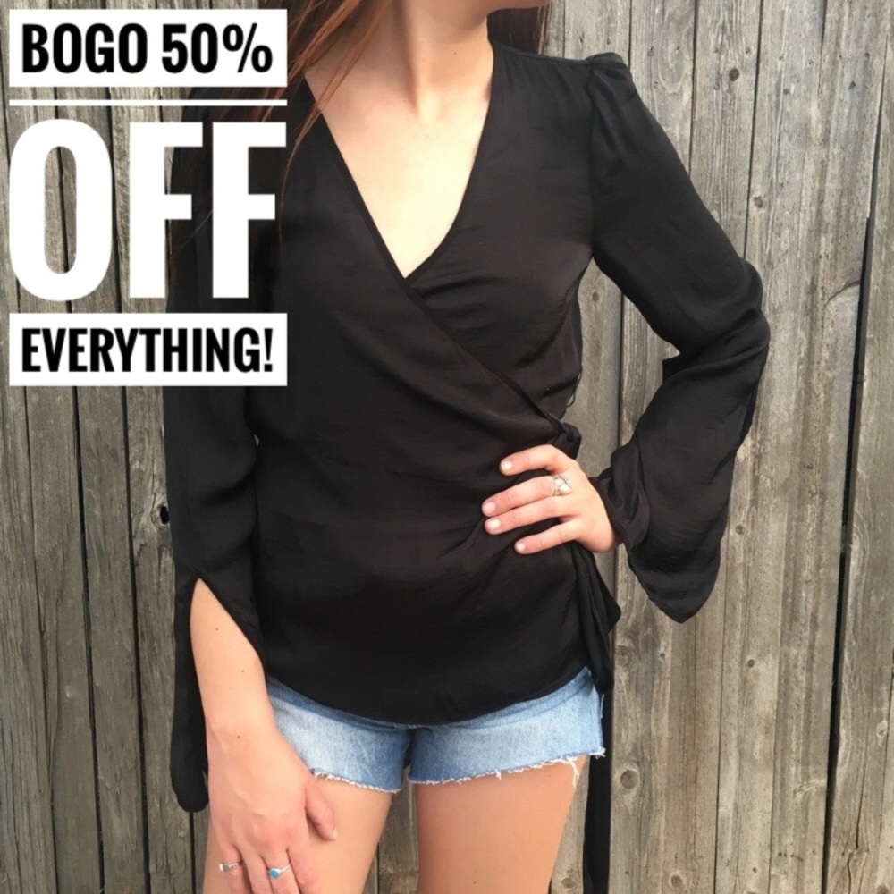 NWOT Urban Outfitters Tie Wrap Top